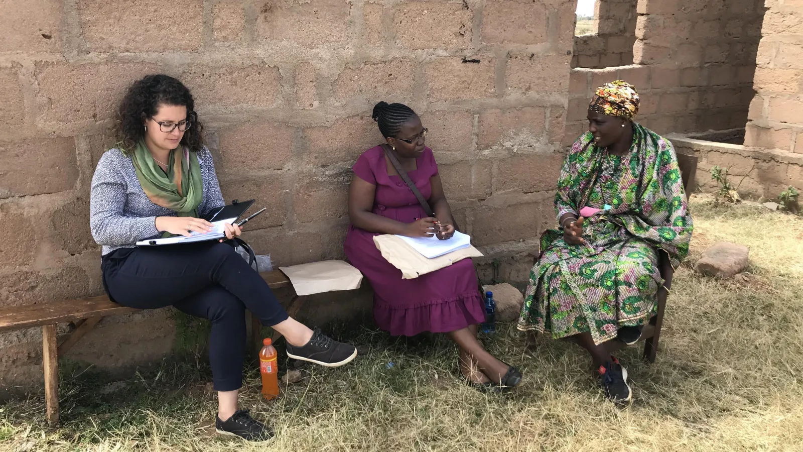 Mary Rodriguez works with community partners in Tanzania to collect data about agricultural needs in an arid area of the country.