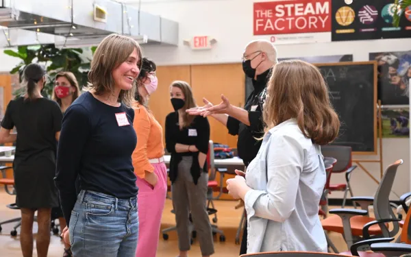 A small event at the STEAM Factory